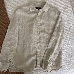 Banana Republic Linen Button Down Shirt